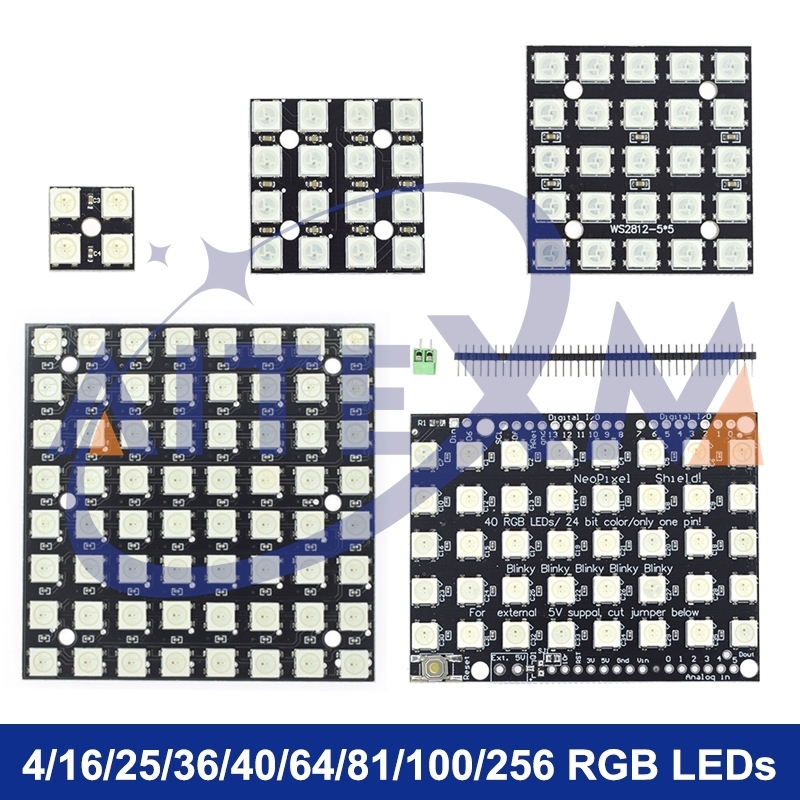 Rgb Led Matrix 8X8 - WS2812 Modülü 5050 RGB 4x4 8x8