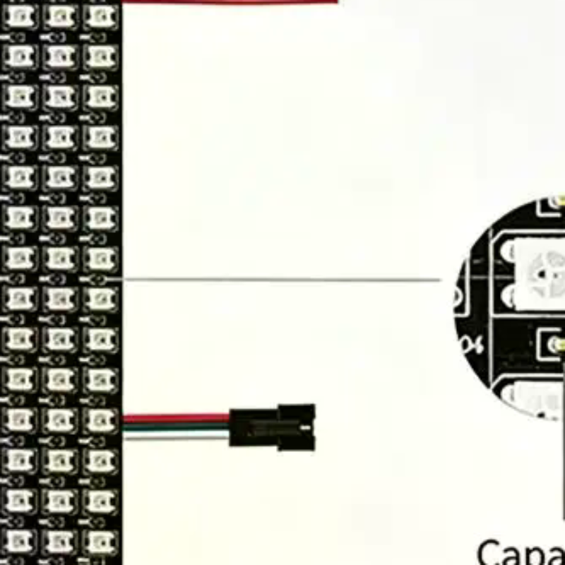 Rgb Led Matrix 8X8 - WS2812B Akıllı Piksel Modülü Matris Panel