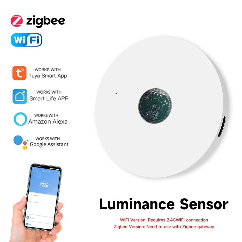 Home Automation Ideas - Tuya WiFi/ZigBee Işık Sensörü Parlaklık Sensörü