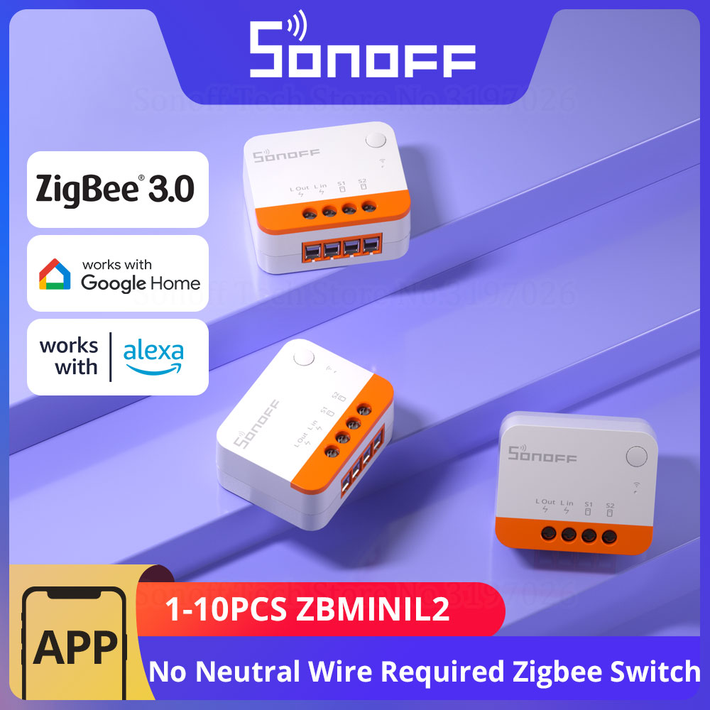Sonoff Basic Switch - 1-10PCS SONOFF ZBMINIL2 Zigbee 3.0 Nötr