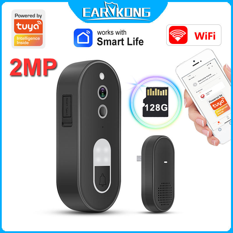 Smart Doorbell Wired - WiFi Video Kapı Zili Tuya Smart