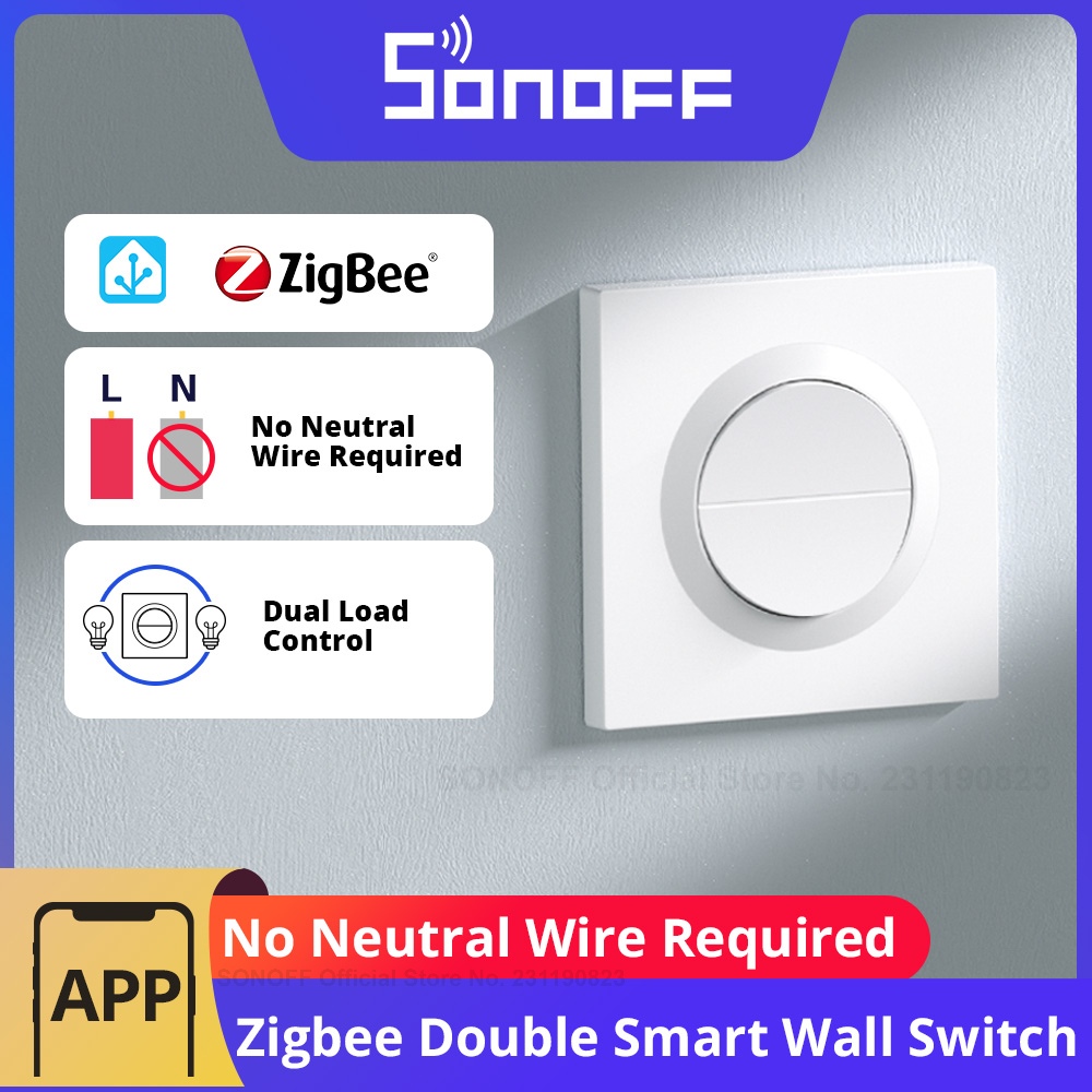 Sonoff Basic Switch - SONOFF Orb-ZBW2L Zigbee 2'li Akıllı Duvar