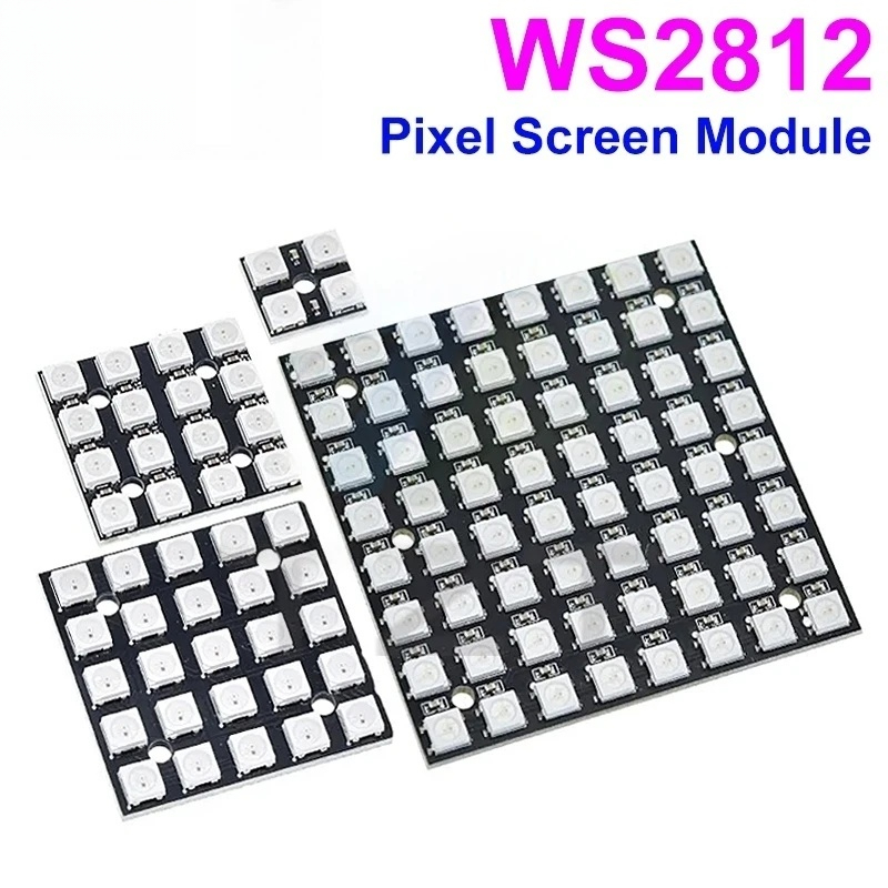 Rgb Led Matrix 8X8 - YENİ WS2812 LED 5050 RGB 8x8