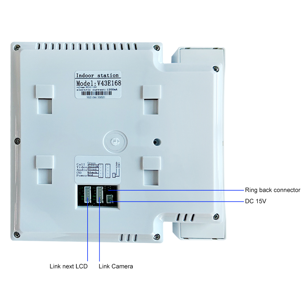 Ev Desteği için 4.3 Inç LCD Gö - Smart Doorbell Wired incelemesi ve fiyatı