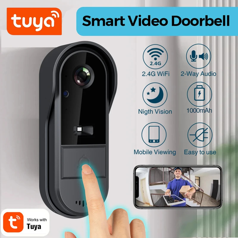 Tuya WiFi kapı zili 2 yönlü HD - Smart Doorbell Wired incelemesi ve fiyatı