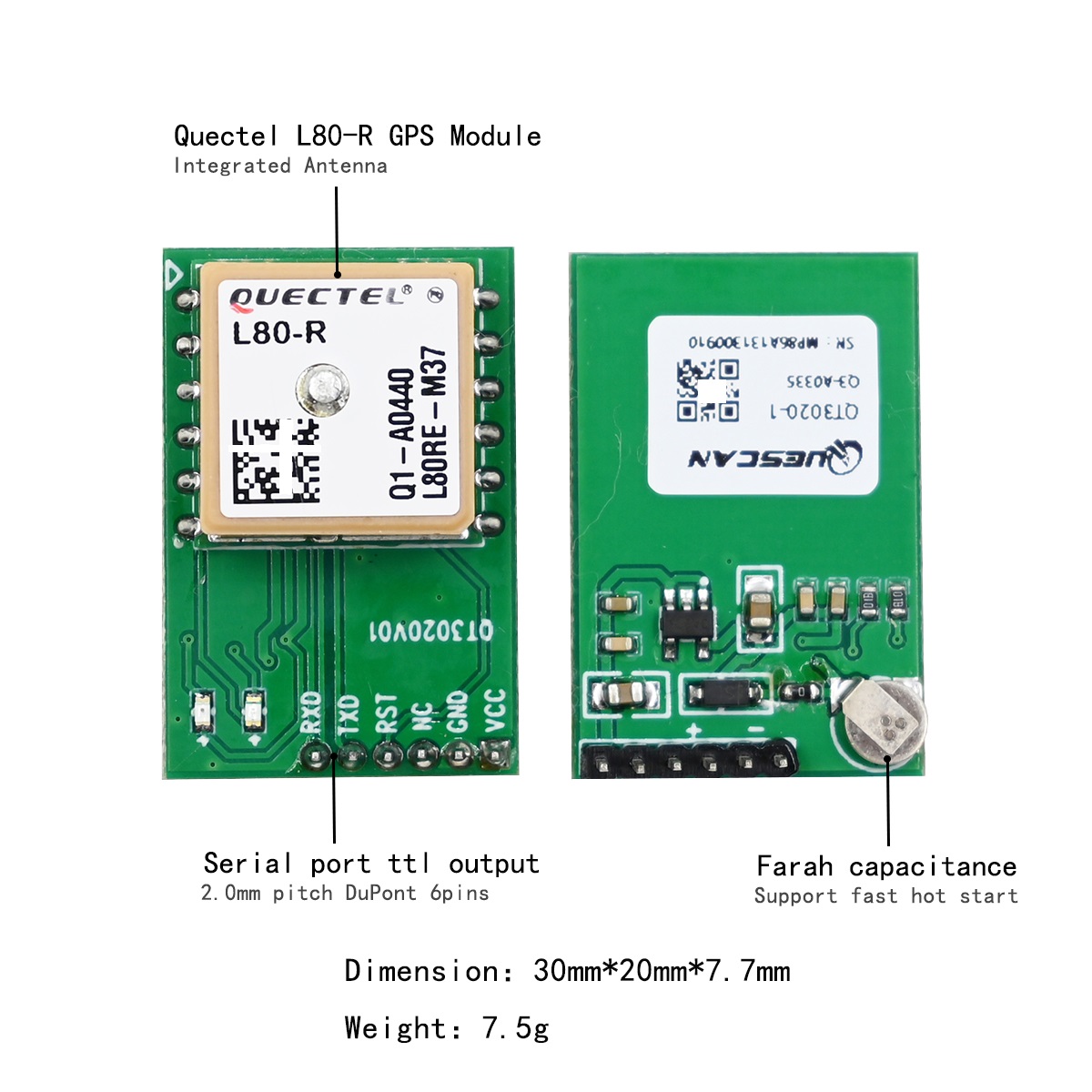 Quectel L80-R L80RE-M37 seri G - Home Automation Arduino incelemesi ve fiyatı