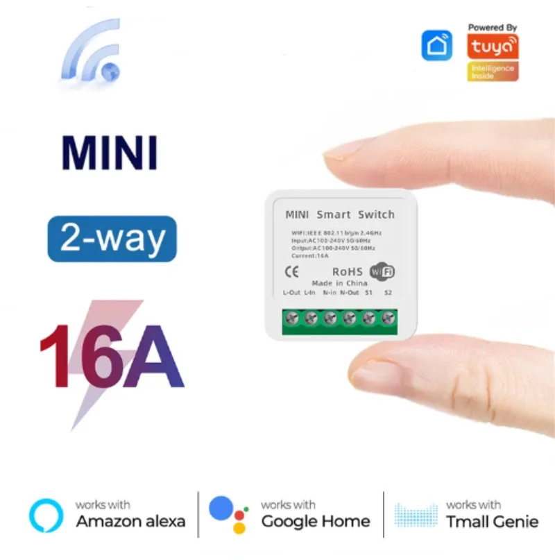 Tuya Mini 16A WiFi anahtarı ak - Home Automation Ideas incelemesi ve fiyatı