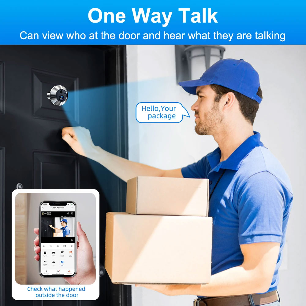 Tuya Smart 5MP 140 °   Geniş G - Smart Doorbell Wired incelemesi ve fiyatı