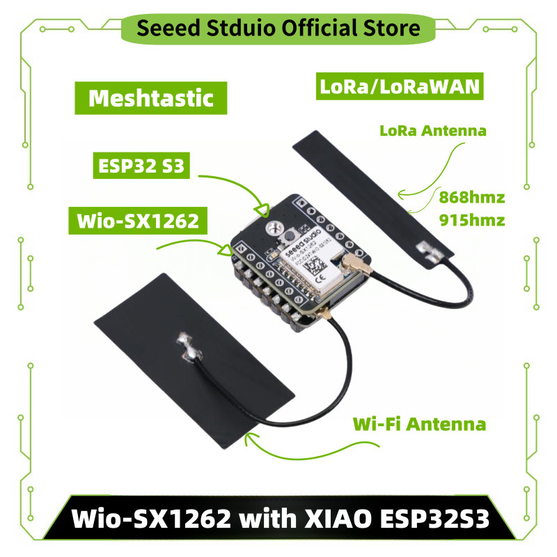 ESP32 S3 LoRa Meshtastic LoRa  - Home Automation Arduino incelemesi ve fiyatı