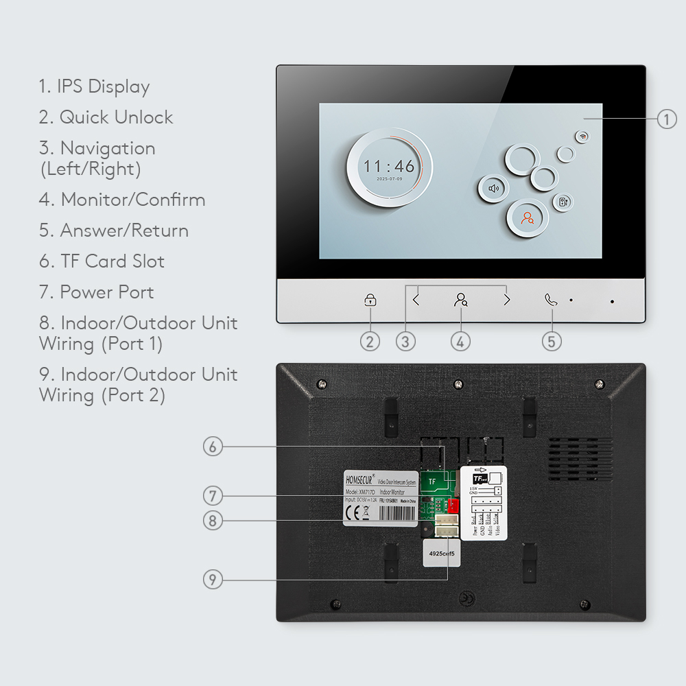 Tuya Akıllı WIFI İç Mekan Moni - Smart Doorbell Wired incelemesi ve fiyatı