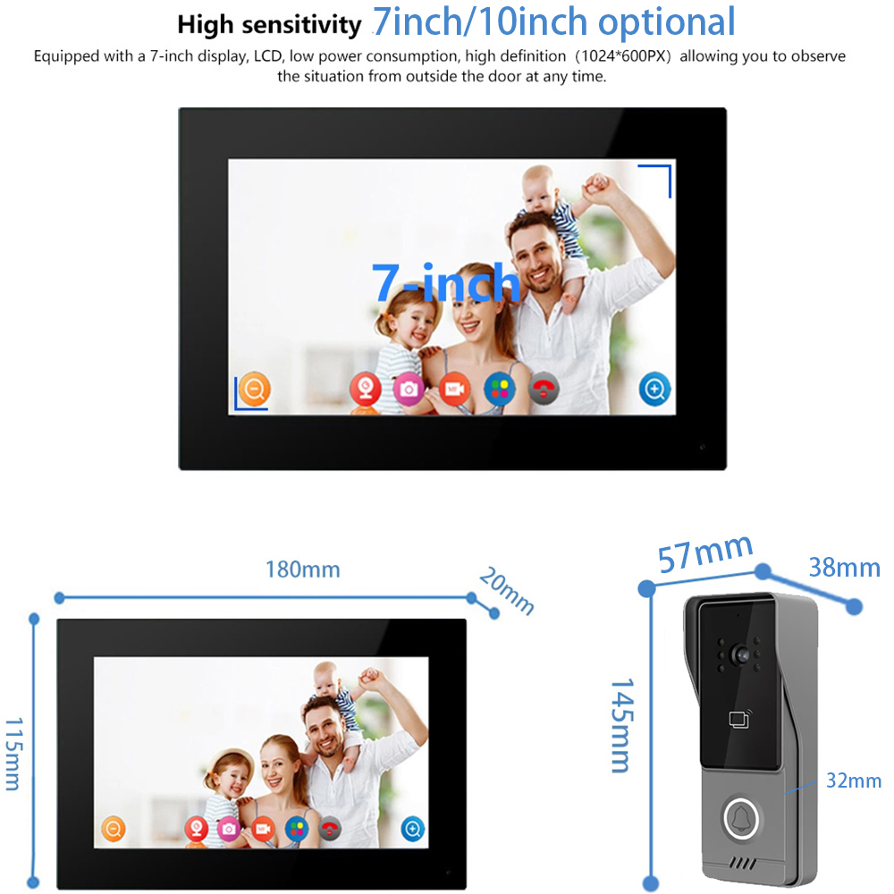 WiFi Dokunmatik Ekranlı Akıllı - Smart Doorbell Wired incelemesi ve fiyatı