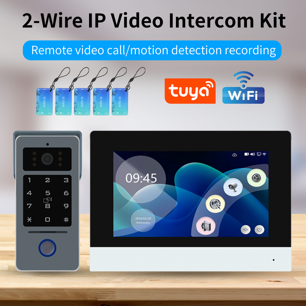 Tuya Wifi 7/10 Inç Görüntülü I - Smart Doorbell Wired incelemesi ve fiyatı