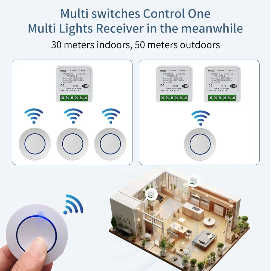 Tuya WiFi akıllı anahtar 16A R - Sonoff Basic Switch incelemesi ve fiyatı