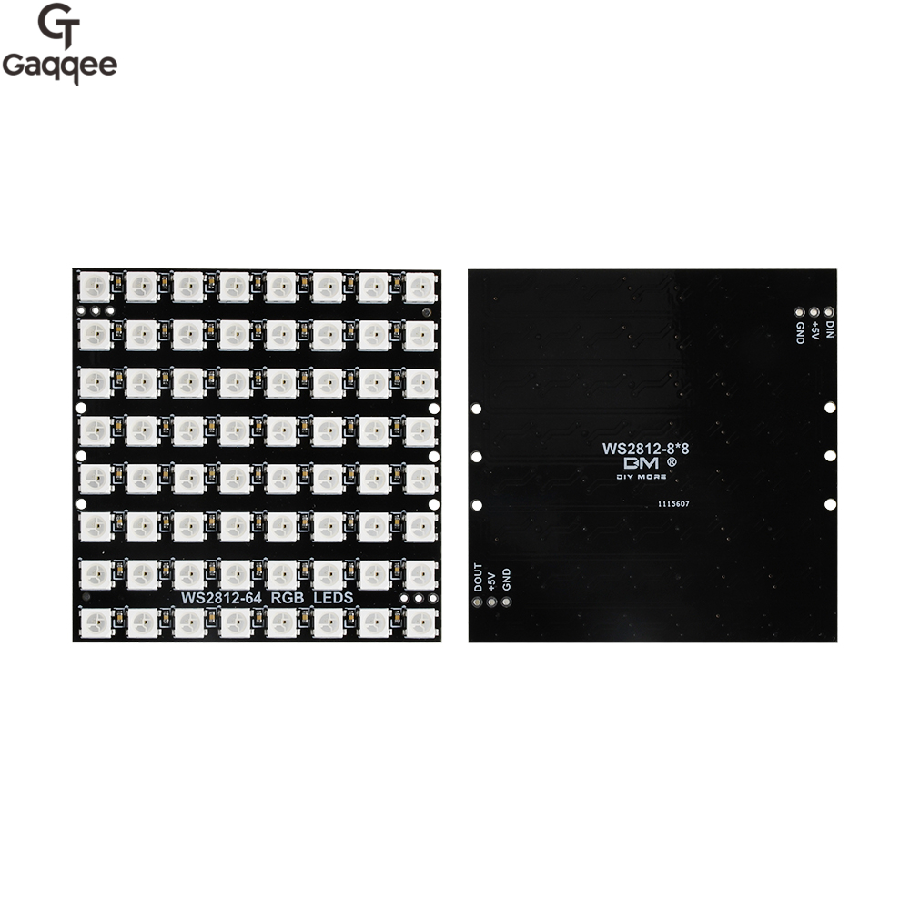 WS2812 LED 5050 RGB 8x8 64 Bit - Rgb Led Matrix 8X8 incelemesi ve fiyatı