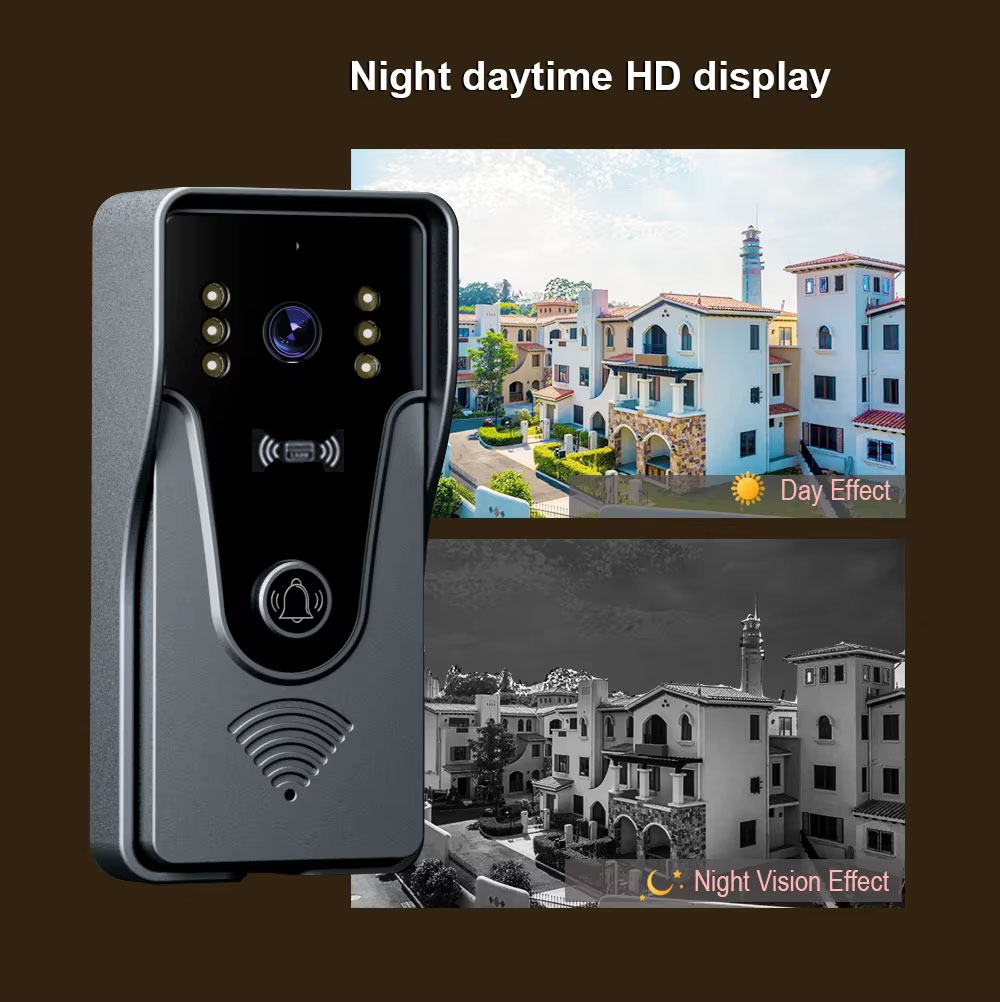 Tuya 1080 P 7 Inç Renkli Dokun - Smart Doorbell Wired incelemesi ve fiyatı