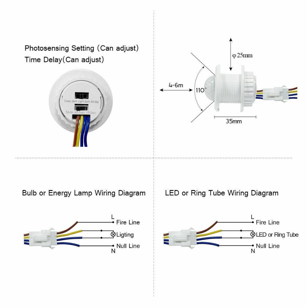 Zaman gecikmesi PIR kızılötesi - Motion Sensor Pir Wired incelemesi ve fiyatı