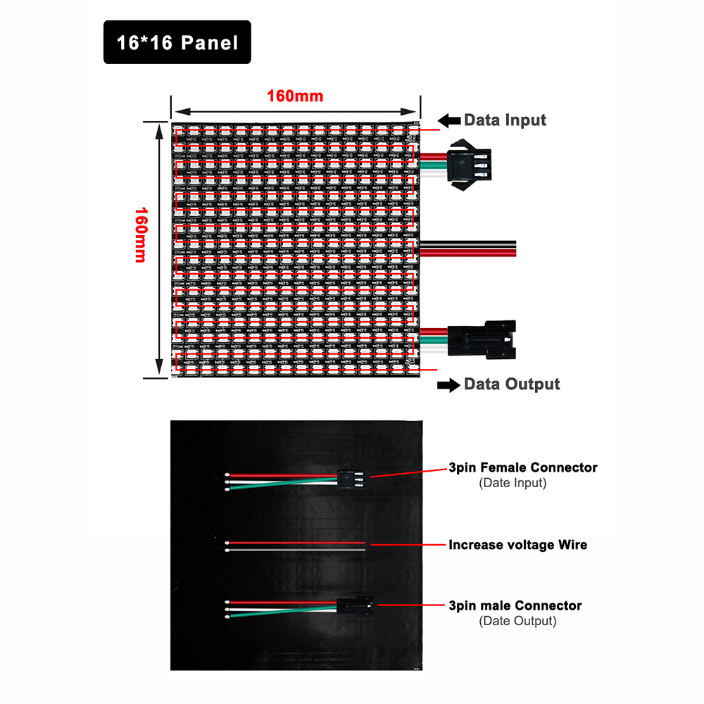 DC5V WS2812B 5050 RGB SMD Esne - Rgb Led Matrix 8X8 incelemesi ve fiyatı