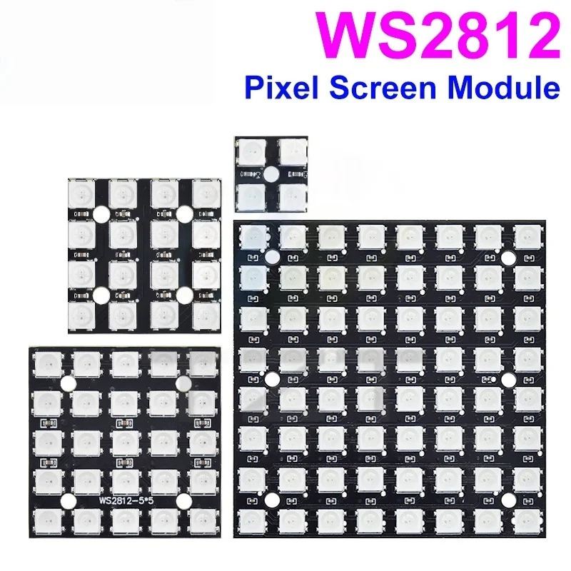YENİ WS2812 LED 5050 RGB 8x8 L - Rgb Led Matrix 8X8 incelemesi ve fiyatı